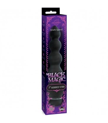 BLACK MAGIC VIBRADOR ACANALADO 18CM