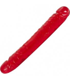 VIVID ESSENTIALS - DILDO DOBLE ROJO - 30 CM