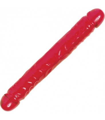 VIVID ESSENTIALS DILDO DOBLE ROJO 30 CM