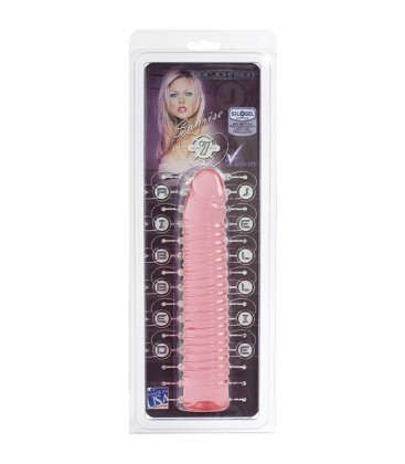 VIVID RIBBED JELLIE PENE ROSA 17 CM