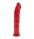 JELLY JEWELS DILDO CON BASE SUCCION ROJO