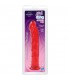 JELLY JEWELS DILDO CON BASE SUCCION ROJO