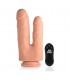 PENE REALiSTICO DOBLE CON VIBRADOR 10 VELOCIDADES