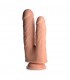 PENE REALiSTICO DOBLE CON VIBRADOR 10 VELOCIDADES