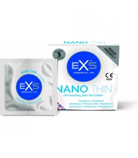 EXS PRESERVATIVOS NANO THIN - 3 PACK