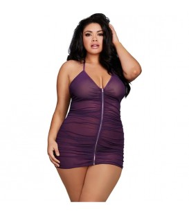 CHEMISE AND G-STRING DMD - CIRUELA