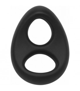 ANILLO PENE SILICONA SUAVE - STALLION C- RING - NEGRO