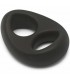 ANILLO PENE SILICONA SUAVE STALLION C RING NEGRO