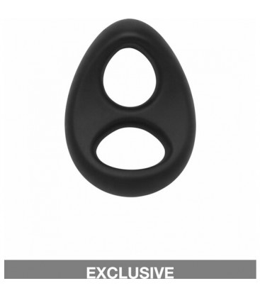 ANILLO PENE SILICONA SUAVE STALLION C RING NEGRO