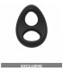 ANILLO PENE SILICONA SUAVE STALLION C RING NEGRO