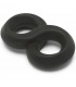 ANILLO SILICONA SUAVE JOCK C RING NEGRO