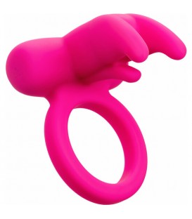 ANILLO VIBRADOR - TRIPLE CLIT FLICKER RECHARGE - FUCSIA