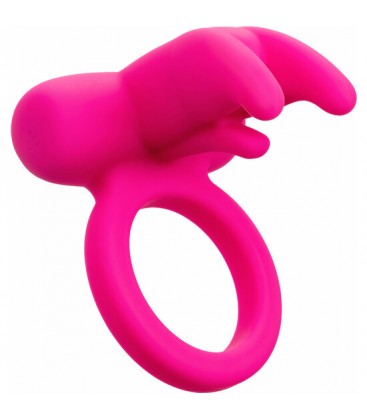 ANILLO VIBRADOR TRIPLE CLIT FLICKER RECHARGE FUCSIA