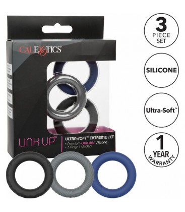 SET ANILLOS PARA PENE LINK UP ULTRA SOFT EXTREME