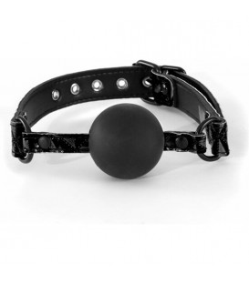 MORDAZA - SOFT SILICONE GAG - NEGRO