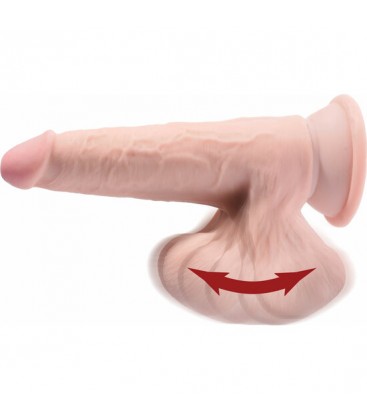 PENE REALiSTICO 3D COCK SWINGING BALLS 245CM