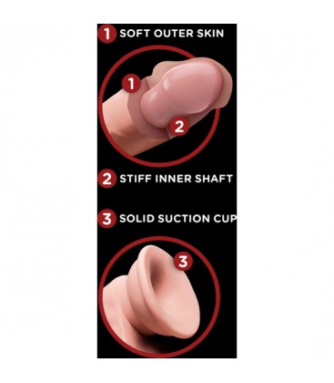 PENE REALiSTICO 3D COCK SWINGING BALLS 245CM