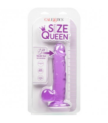 QUEEN SIZE PENE GELATINA 20CM MORADO