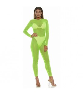 BODY DE MALLA MICRO NET MOCK NET - VERDE
