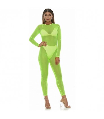 BODY DE MALLA MICRO NET MOCK NET VERDE