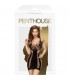 PENTHOUSE FLAME ON THE ROCK MINI VESTIDO NEGRO NEGRO