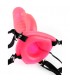 fetish fantasy arnes hueco conejito vibrador rosa