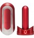 TENGA FLIP ZERO 0 RED AND FLIP WARMER SET MASTURBADOR CON CALOR