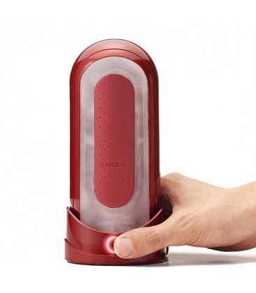 TENGA FLIP ZERO 0 RED AND FLIP WARMER SET MASTURBADOR CON CALOR