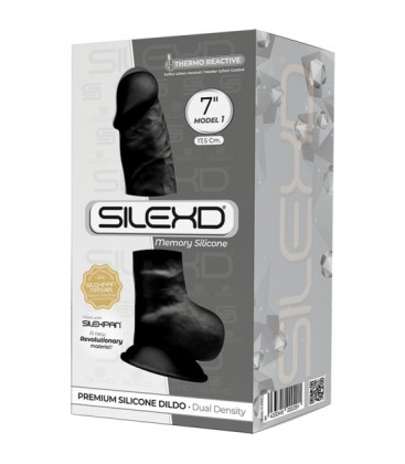 SILEXD MODELO 1 PENE REALiSTICO 1775CM NEGRO