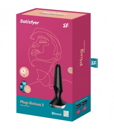 SATISFYER PLUG ILICIOUS 2 NEGRO