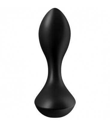 SATISFYER BACKDOOR LOVER VIBRATING PLUG NEGRO