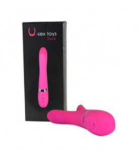 DUCK VIBRADOR CON ESTIMULACIÓN VAGINAL Y CLITORIAL