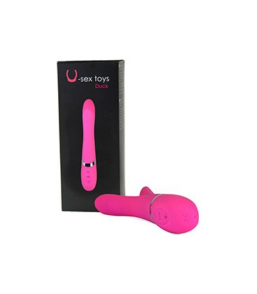 DUCK VIBRADOR CON ESTIMULACIoN VAGINAL Y CLITORIAL