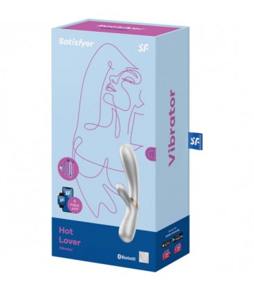 SATISFYER HOT LOVER SILVER CHAMPAGNE CON APP
