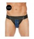 PLAIN FRONT WITH ZIP JOCK AZUL