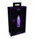 GLITTER RECHARGEABLE ABS BULLET MORADO