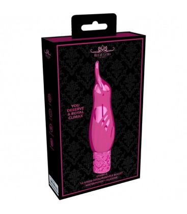 SPARKLE RECHARGEABLE SILICONE BULLET ROSA