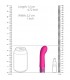 BIJOU RECHARGEABLE SILICONE BULLET ROSA