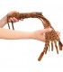 BRAIDED 15 TAILS WITH 6 HANDLE ITALIAN LEATHER 53X4CM