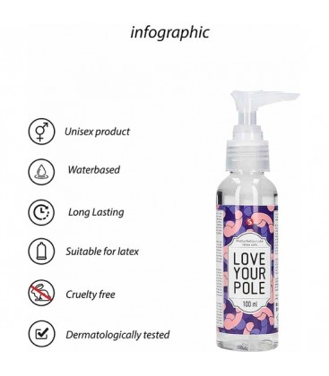 MASTURBATION LUBE LOVE YOUR POLE 100 ML