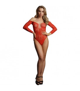 WONDER RHINESTONE BODYSUIT - ROJA