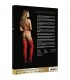 JINGLE GLITTER NIPPLE STICKERS AND STOCKINGS ROJO