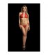 SNOW ANGEL LACE LINGERIE SET ROJO