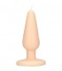 SCANDALOUS CANDLES BUTT PLUG FLESH