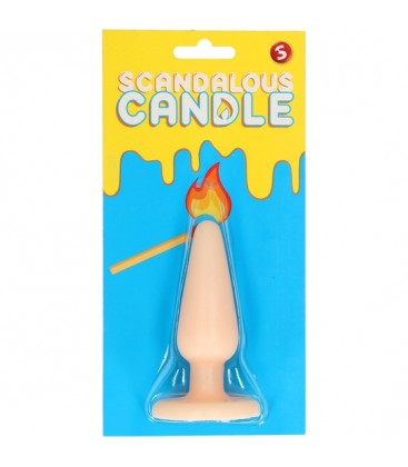 SCANDALOUS CANDLES BUTT PLUG FLESH