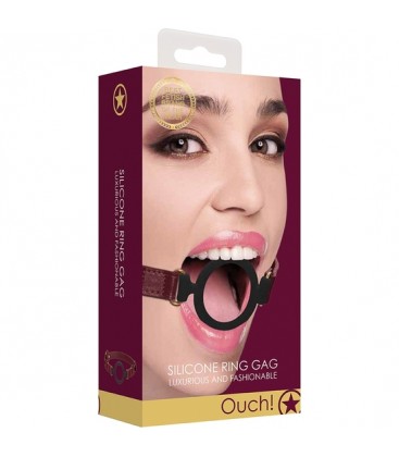 OUCH HALO SILICONE RING GAG BURDEOS