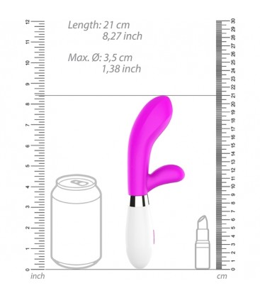 ACHILLES ULTRA SOFT SILICONE 10 SPEEDS FUCHSIA