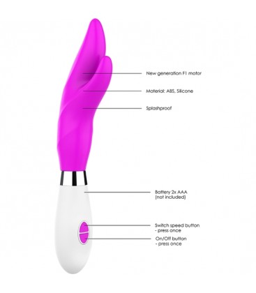 ATHOS ULTRA SOFT SILICONE 10 SPEEDS FUCSIA