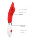 ATHOS ULTRA SOFT SILICONE 10 SPEEDS ROJO