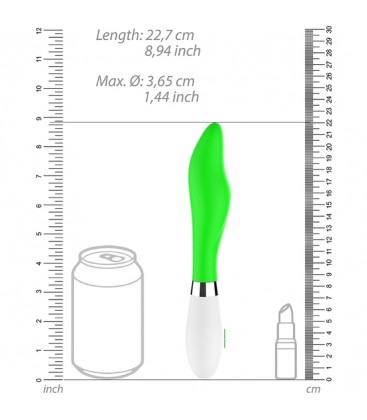 ATHAMAS ULTRA SOFT SILICONE 10 SPEEDS VERDE